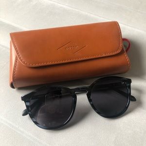 Fossil Sunglasses with Case